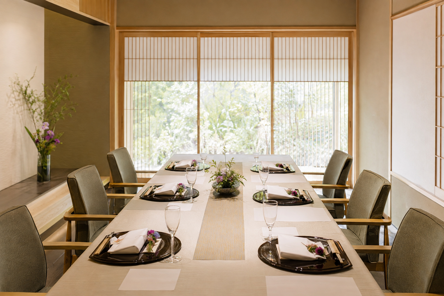 両家顔合わせの会食会場イメージ