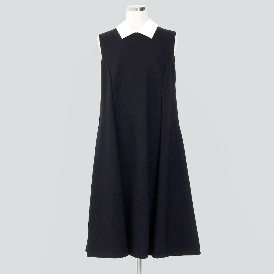 フォクシーニューヨーク L'eclat Dress 42996 ワンピース 38 ネイビー