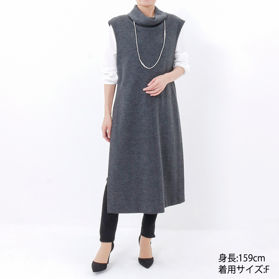 サイドスリットワンピース(Fサイズ / グレー / chousonnette(シューソネット))